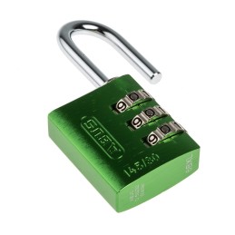 1 pcs - ABUS 145/30 Combination Weatherproof Aluminium, Steel Safety Padlock, 5mm Shackle, 30mm Body