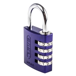 1 pcs - ABUS 145/40 Combination Weatherproof Aluminium Safety Padlock, 6mm Shackle, 40mm Body