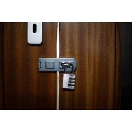 1 pcs - RS PRO Combination Weatherproof Aluminium Combination Padlock, 5mm Shackle, 30mm Body