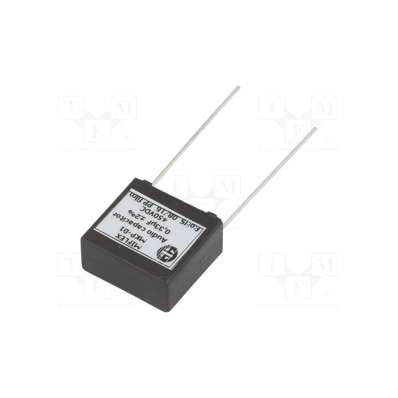1 pcs x MIFLEX - MKP01DG433G-B - Capacitor: polypropylene, 0.33uF, 450VDC, 15mm, ±2%, 18x17x8.5mm