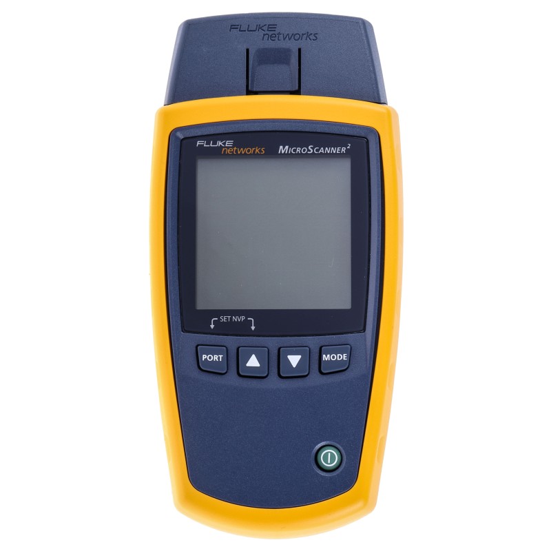 1 Kit - Fluke Networks Cable Tester Coaxial, RJ11, RJ45, MICROSCANNER 2 KIT