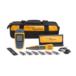 1 Kit - Fluke Networks Cable Tester Coaxial, RJ11, RJ45, MICROSCANNER 2 KIT