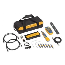 1 Kit - Fluke Networks Cable Tester Coaxial, RJ11, RJ45, MICROSCANNER 2 KIT