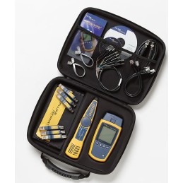 1 Kit - Fluke Networks Cable Tester Coaxial, RJ11, RJ45, MICROSCANNER 2 KIT