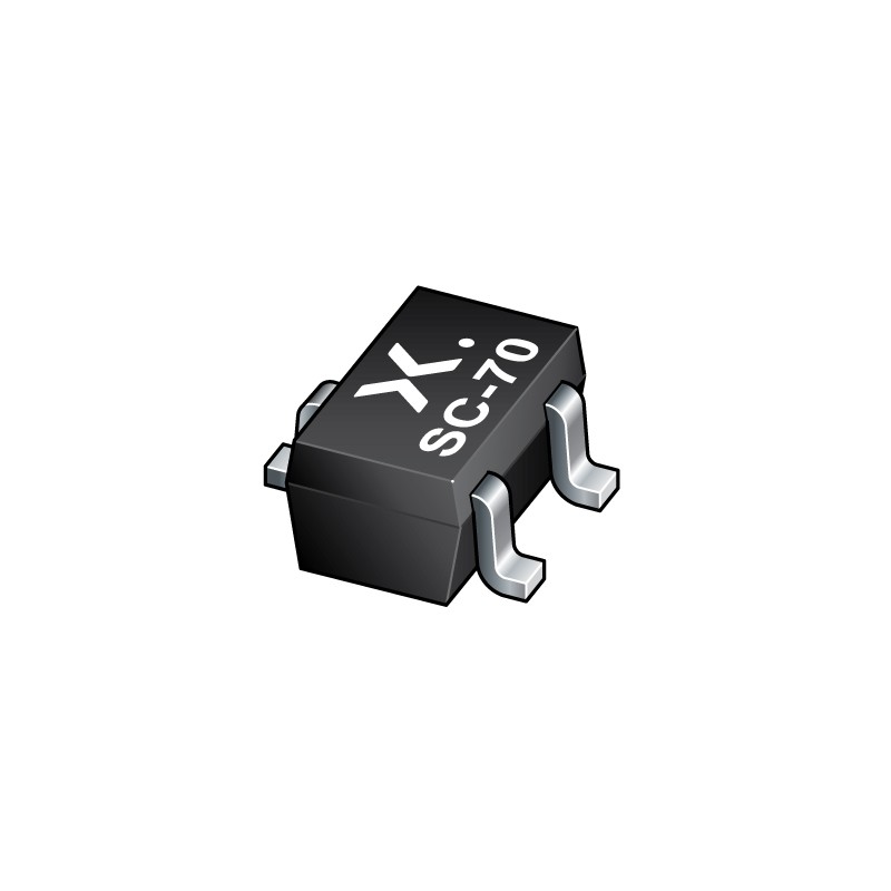 100 pcs - Nexperia Dual, 6.2V Zener Diode, Dual ±5% 350 mW SMT 3-Pin SC-70, SOT323