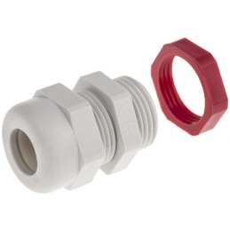 1 Box of 5 - SIB WADI-TEC Series Grey PA 6 Cable Gland, PG11 Thread, 5.5mm Min, 10.5mm Max, IP68