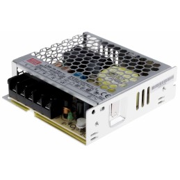 1 pcs - MEAN WELL Switching Power Supply, LRS-75-15, 15V dc, 5A, 75W, 1 Output, 120 - 373 V dc, 85 - 264 V ac