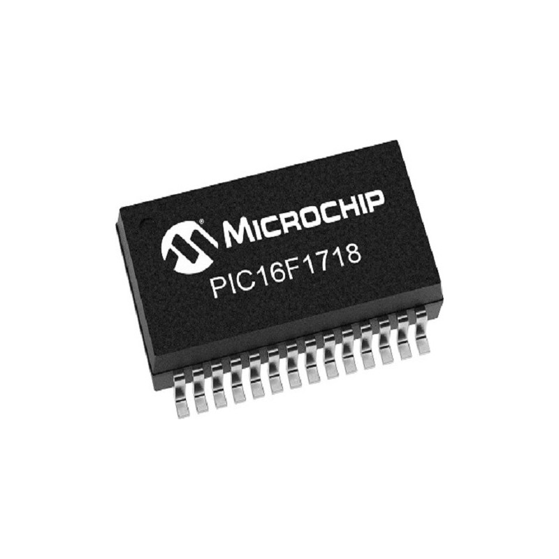 5 pcs - Microchip PIC16F1718T-I/SS 8 bit MCU Microcontroller MCU, PIC16, 28-Pin SSOP