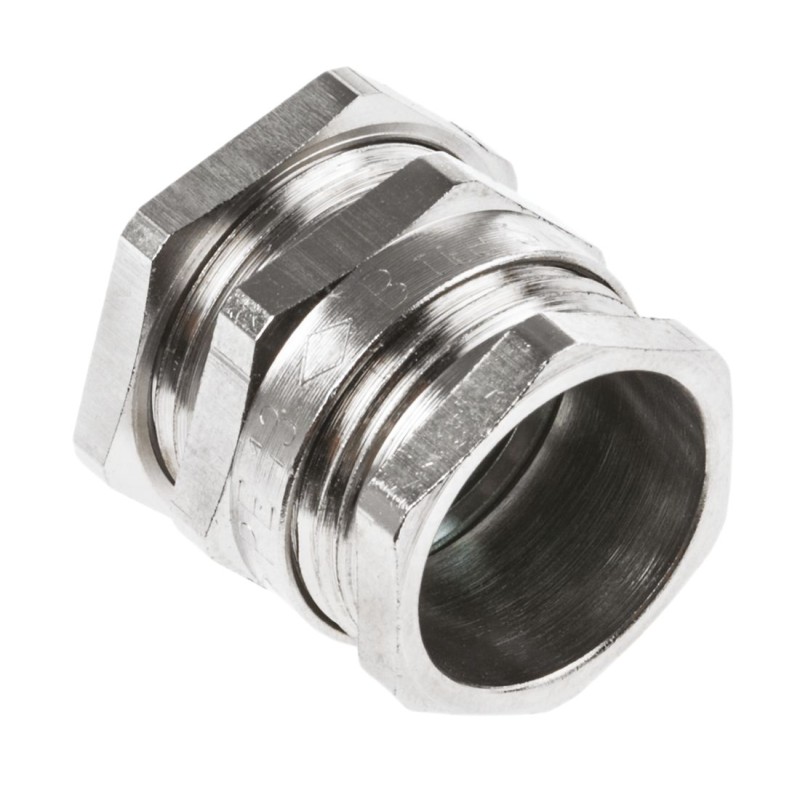 1 Box of 5 - SIB PE Boulay Series Metallic Brass Cable Gland, PG13 Thread, 9.5mm Min, 12mm Max, IP65