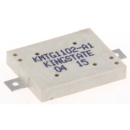 1 pcs - RS PRO 68dB SMD Square Wave External Piezo Buzzer, 11 x 9 x 1.7mm, 25V ac Max