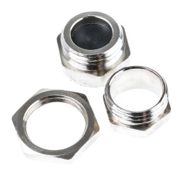 1 Box of 5 - SIB PE Boulay Series Metallic Brass Cable Gland, PG9 Thread, 6.5mm Min, 8.5mm Max, IP65