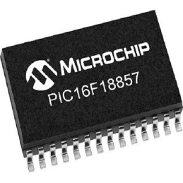 5 pcs - Microchip PIC16F18857T-I/SS 8 bit MCU Microcontroller MCU, PIC16, 24-Pin TQFP