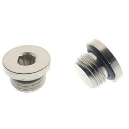 1 Pack of 10 - RS PRO G 1/8 Male NBR Plug Fitting