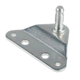 2 pcs - RS PRO Steel Flat Mounting Bracket, 70mm x 48mm