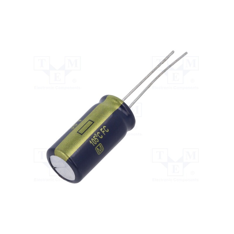 2 pcs x PANASONIC - EEUFC1V471B - Capacitor: electrolytic, low ESR, THT, 470uF, 35VDC, Ø10x20mm, ±20%