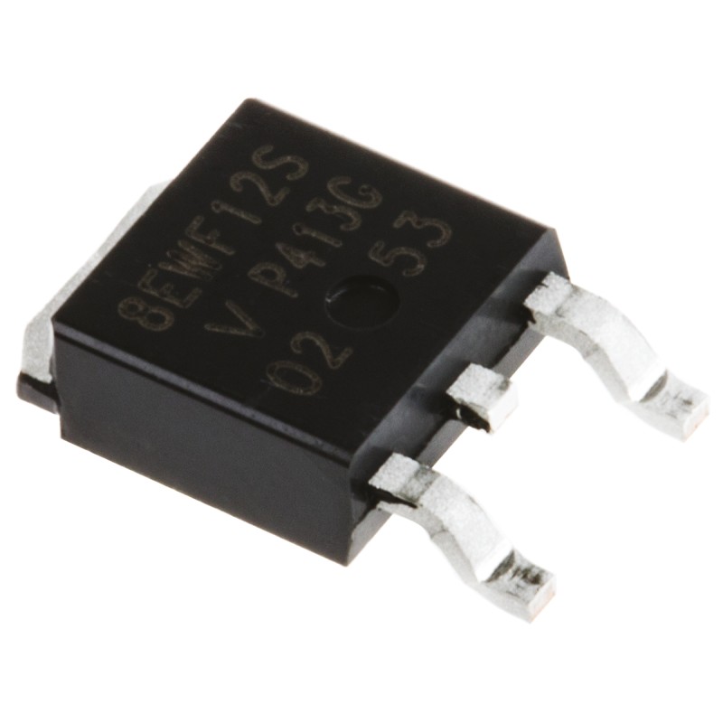 5 pcs - Vishay 1200V 8A, Rectifier Diode, 3-Pin DPAK VS-8EWF12STR-M3