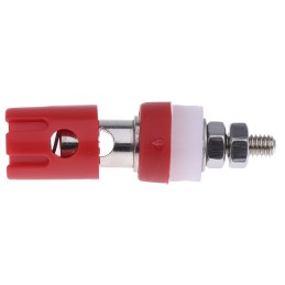 1 Pair - RS PRO 15A, Black, Red Binding Post - 7.2mm Hole Diameter