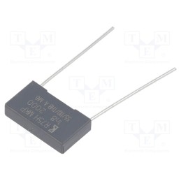 5 pcs x KEMET - R75UI118050H4J - Capacitor: polypropylene, 1.8nF, 18x4x10mm, THT, ±5%, 15mm, 2000VDC