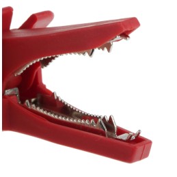 1 Pair - RS PRO Crocodile Clip, 10A, Black, Red