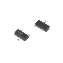 100 pcs - onsemi MMBTA13LT1G Dual NPN Darlington Transistor, 300 mA 30 V HFE:5000, 3-Pin SOT-23
