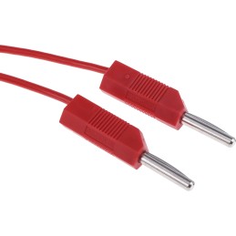1 Pair - RS PRO, 4A, 15V, Black, Red, 500mm Lead Length