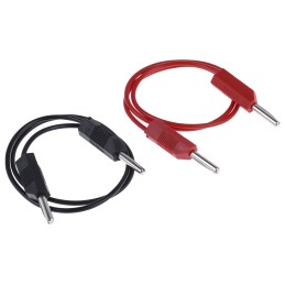 1 Pair - RS PRO, 4A, 15V, Black, Red, 500mm Lead Length