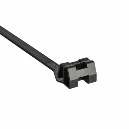 1 Box of 500 - HellermannTyton Cable Tie, Releasable, 420mm x 12.7 mm, Black Polyamide 6.6 (PA66)
