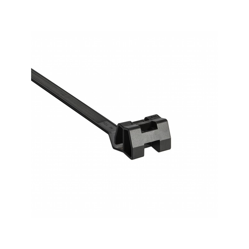 1 Box of 500 - HellermannTyton Cable Tie, Releasable, 420mm x 12.7 mm, Black Polyamide 6.6 (PA66)