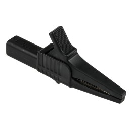 1 Pair - Staubli Crocodile Clip 4 mm Connection, 32A, Black, Red