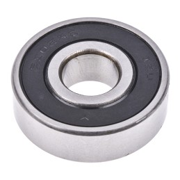 1 pcs - RS PRO 6302-2RS Single Row Deep Groove Ball Bearing- Both Sides Sealed 15mm I.D, 42mm O.D