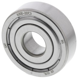 1 pcs - SKF 6200-2Z/C3 Single Row Deep Groove Ball Bearing- Both Sides Shielded 10mm I.D, 30mm O.D