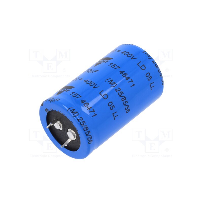1 pcs x VISHAY - MAL215746471E3 - Capacitor: electrolytic, SNAP-IN, 470uF, 400VDC, Ø30x50mm, ±20%