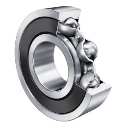 1 pcs - FAG 6203-C-2HRS V Single Row Deep Groove Ball Bearing- Both Sides Sealed 17mm I.D, 40mm O.D