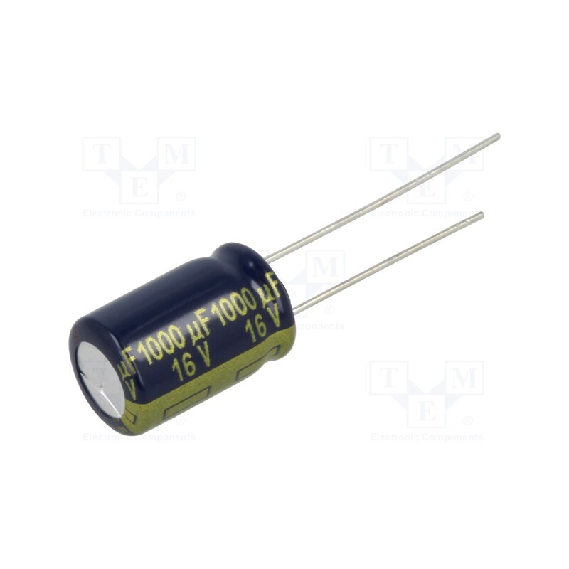 2 pcs x PANASONIC - EEUFK1C102 - Capacitor: electrolytic, low ESR, THT, 1000uF, 16VDC, Ø10x16mm