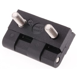 2 pcs - Pinet Polyamide Butt Hinge, Bolt-on Fixing, 40mm x 40mm x 5mm