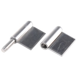 2 pcs - Pinet Stainless Steel Flag Hinge, 60mm x 40mm x 1.5mm