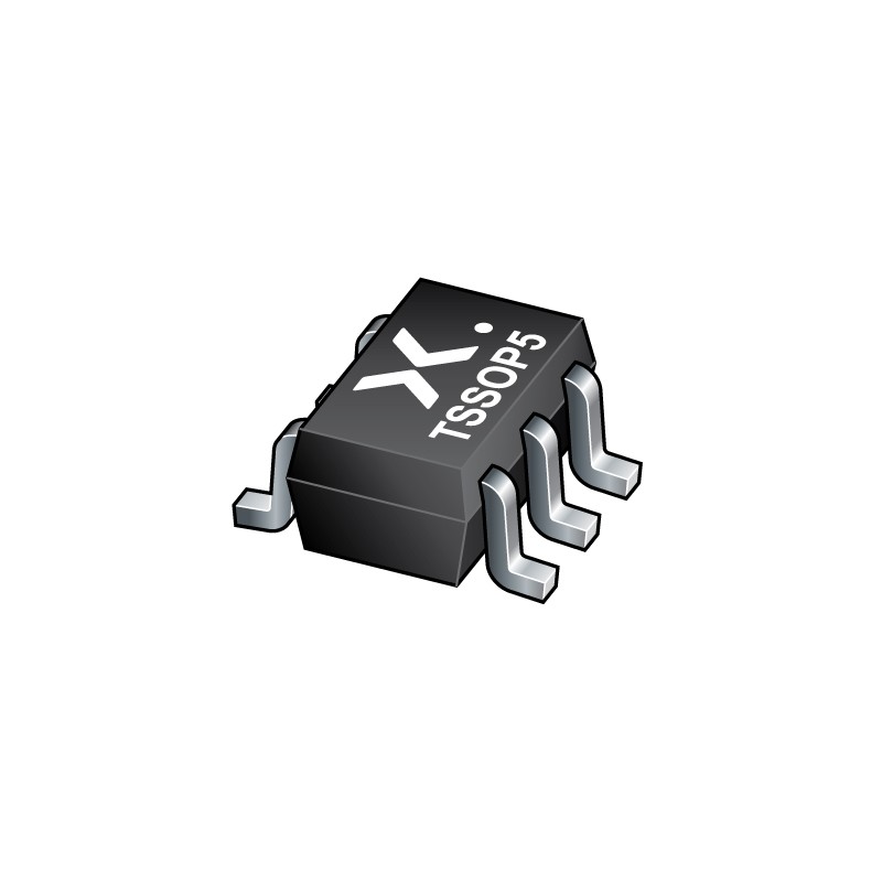 100 pcs - Nexperia 74LVC1G14GW-Q100,1 Schmitt Trigger CMOS Inverter, 5-Pin TSSOP5