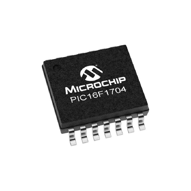 5 pcs - Microchip PIC16F1704T-I/ST 8 bit MCU Microcontroller MCU, PIC16, 14-Pin TSSOP