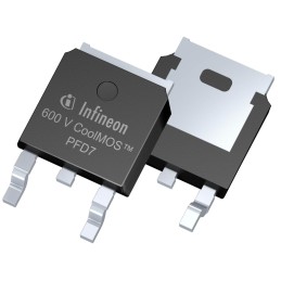 5 pcs - MOSFET, 14 A, 650 V PG-TO 252-3 Infineon IPD60R600PFD7SAUMA1