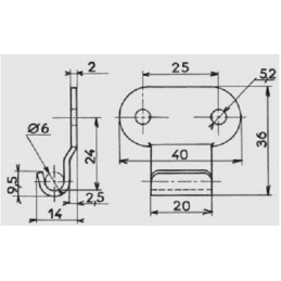2 pcs - Savigny Steel Lockable,Spring Loaded Toggle Latch