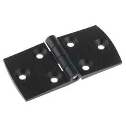 2 pcs - Pinet Polyamide Back Flap Hinge, Screw Fixing, 50mm x 100mm x 5.9mm