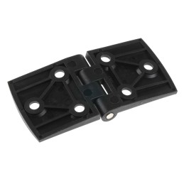 2 pcs - Pinet Polyamide Back Flap Hinge, Screw Fixing, 50mm x 100mm x 5.9mm
