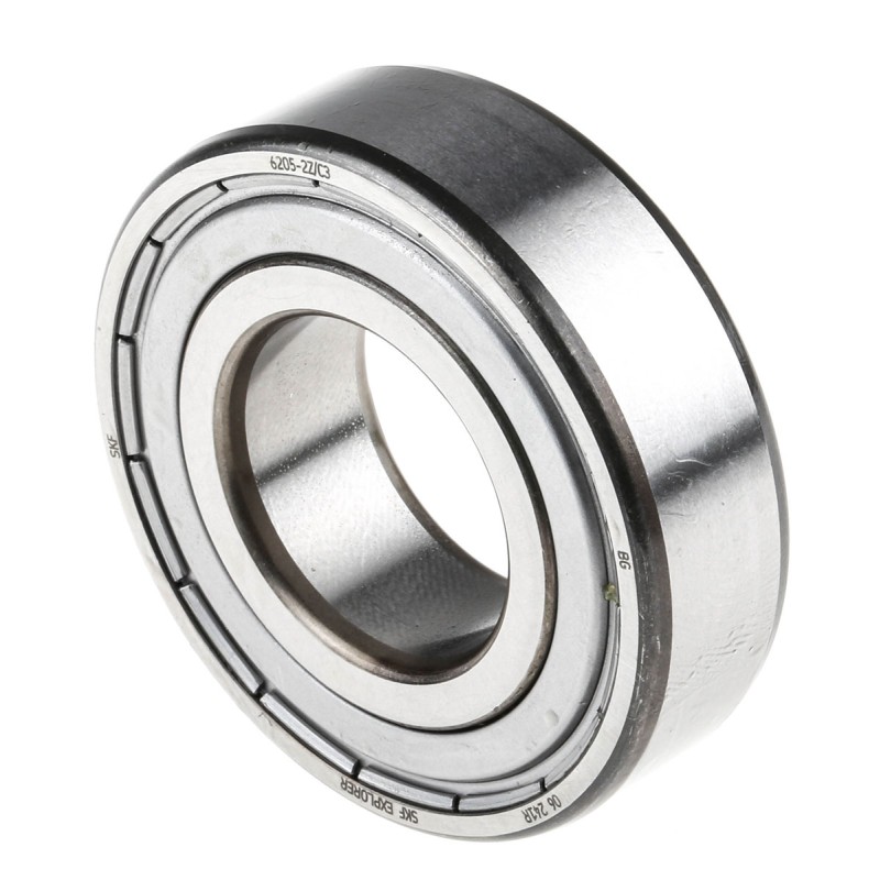 1 pcs - SKF 6205-2Z/C3 Single Row Deep Groove Ball Bearing- Both Sides Shielded 25mm I.D, 52mm O.D
