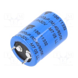 1 pcs x VISHAY - MAL215611332E3 - Capacitor: electrolytic, SNAP-IN, 3.3mF, 50VDC, Ø22x30mm, ±20%