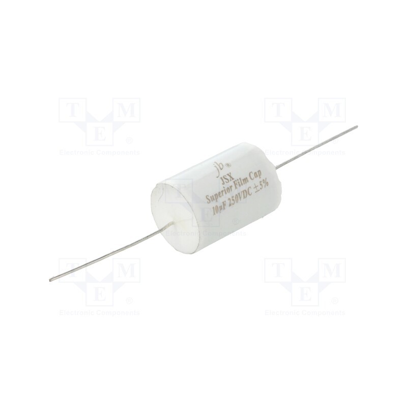 1 pcs x Jb Capacitors - JSX-10U/250-5% - Capacitor: polypropylene, 10uF, 250VDC, ±5%, Ø23x46mm, -55÷85°C