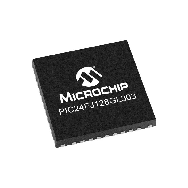 5 pcs - Microchip PIC24FJ128GL303-I/M5, 16bit PIC Microcontroller, PIC24FJ GL, 32MHz, 128 kB Flash, 36-Pin UFQFN