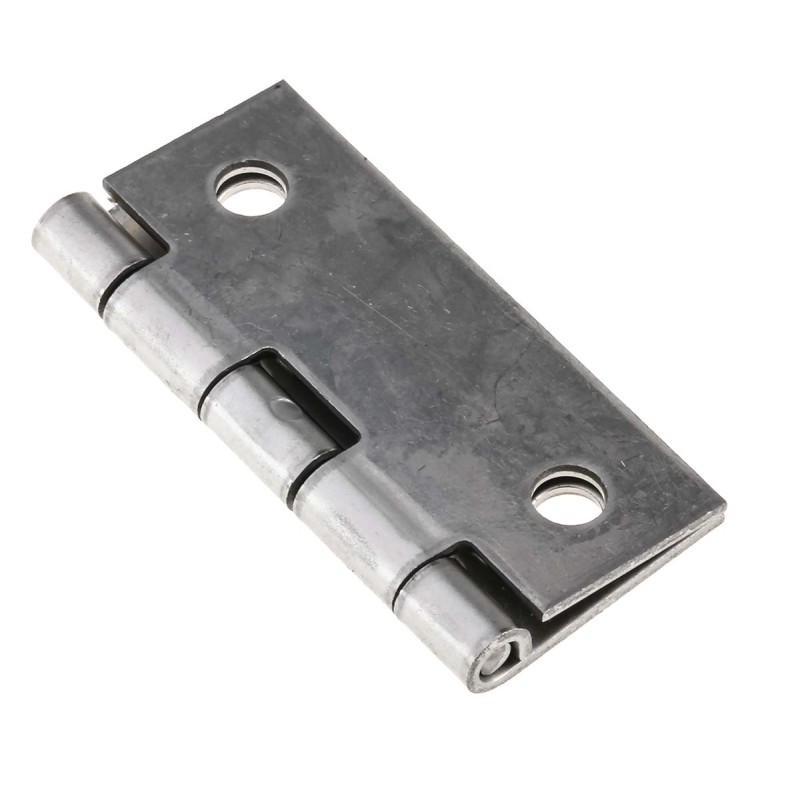 2 pcs - Pinet Stainless Steel Butt Hinge, Screw Fixing, 50mm x 40mm x 1.2mm
