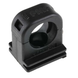 1 Pack of 4 - PMA Black Nylon Mount Clip, 16mm Max. Bundle