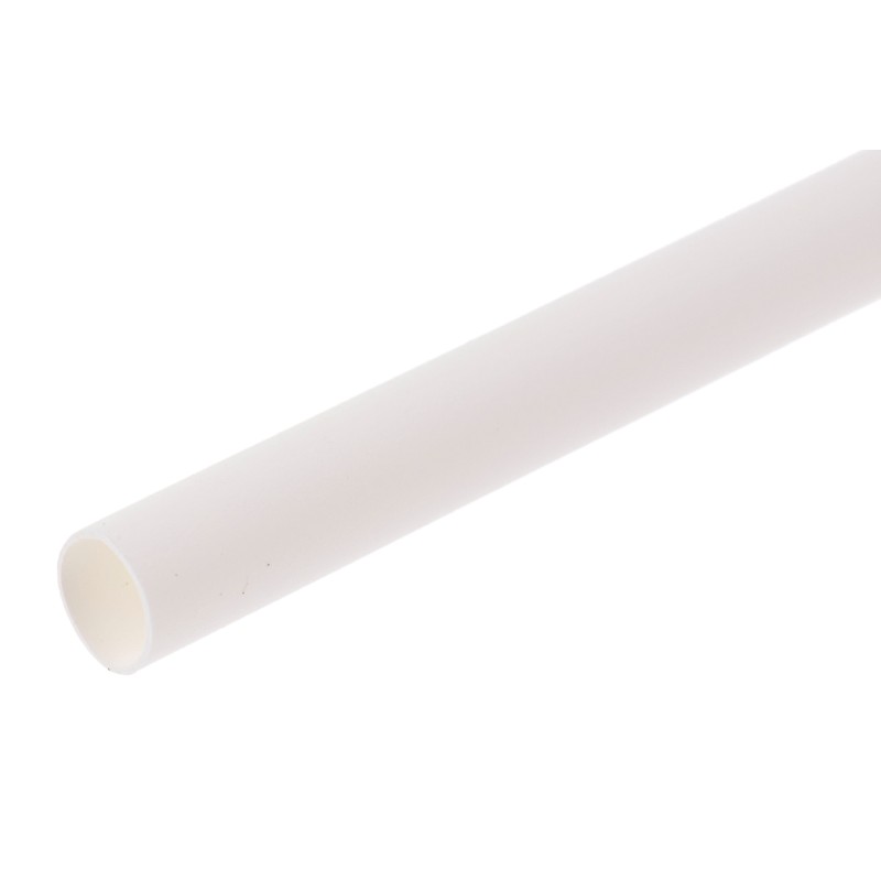 1 Pack of 5 - RS PRO Heat Shrink Tubing, White 3.2mm Sleeve Dia. x 1.2m Length 2:1 Ratio