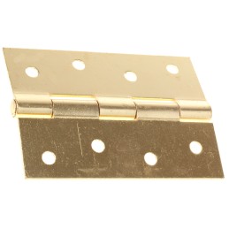 2 pcs - RS PRO Steel Butt Hinge, Screw Fixing, 100mm x 71mm x 1.75mm